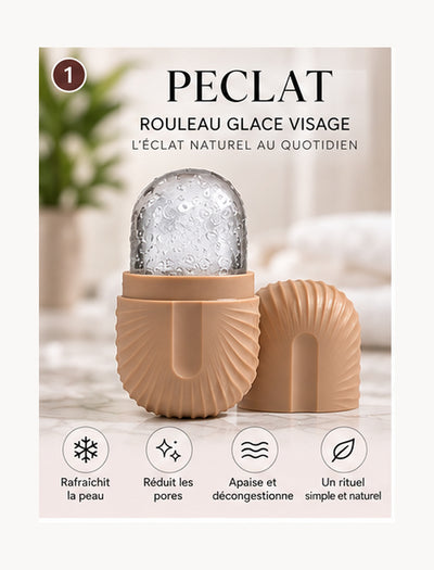 Rouleau de Glace Visage PECLAT — Rituel Fraîcheur