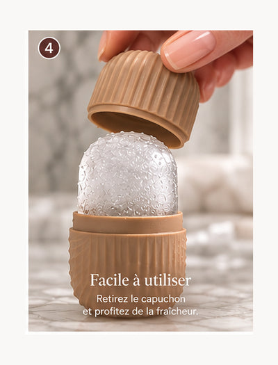 Rouleau de Glace Visage PECLAT — Rituel Fraîcheur
